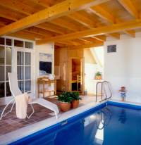 Pool mit Sauna